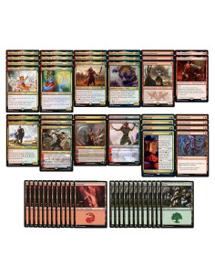 Mazo Bard Class Rojo Verde - 60 Cartas MTG - Legal Moderno