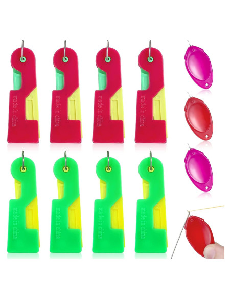 11 Enhebradores Automáticos de Agujas Psyqtsuary - 6.8x2.3cm y 4x2cm 11 Enhebradores Automáticos de Agujas Psyqtsuary - 6.8x2.3cm y 4x2cm