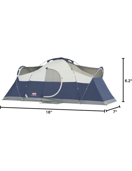 Tienda de Camping Coleman Elite Montana 8 Personas con Luces LED Tienda de Camping Coleman Elite Montana 8 Personas con Luces LED