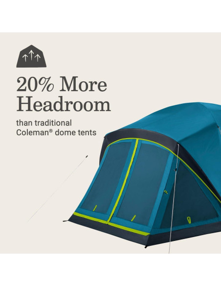 Tienda de Camping Coleman Skydome 4 Personas Impermeable Tienda de Camping Coleman Skydome 4 Personas Impermeable