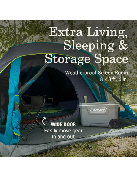 Tienda de Camping Coleman Skydome 4 Personas Impermeable Tienda de Camping Coleman Skydome 4 Personas Impermeable