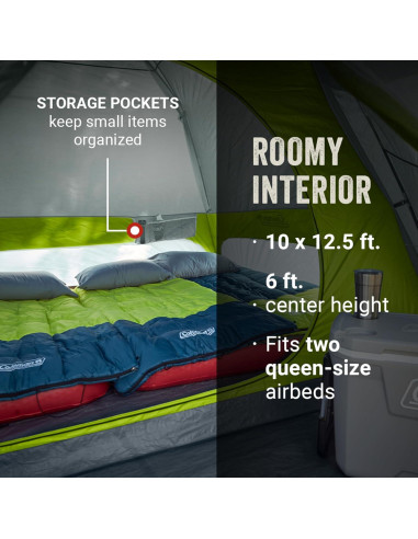 Tienda de Camping Coleman Skydome 6 Personas Impermeable