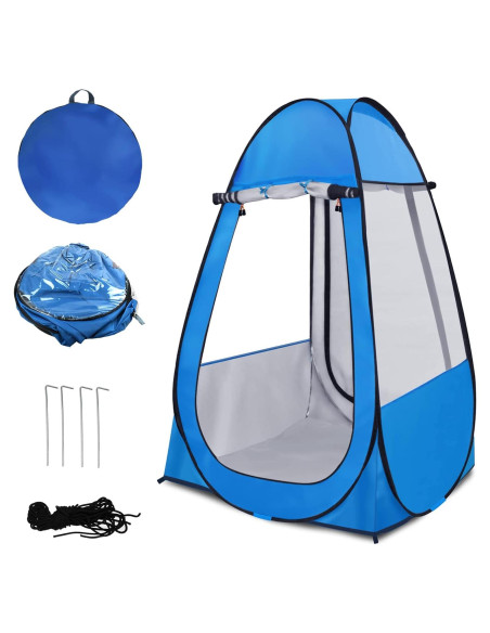 Carpa Pop Up Sanheshun Azul Pálido Impermeable 99.8x99.8x149.9 cm Carpa Pop Up Sanheshun Azul Pálido Impermeable 99.8x99.8x149.9 cm