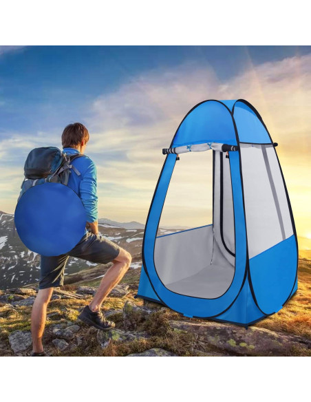 Carpa Pop Up Sanheshun Azul Pálido Impermeable 99.8x99.8x149.9 cm Carpa Pop Up Sanheshun Azul Pálido Impermeable 99.8x99.8x149.9 cm