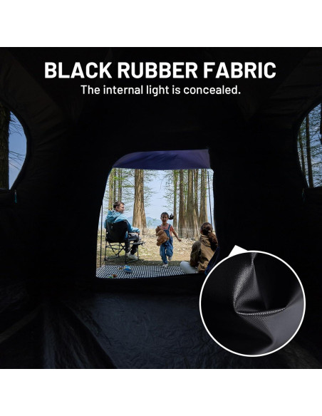 Tienda de Camping TIMBER RIDGE para 6 Personas Blackout 2.74x2.74m Tienda de Camping TIMBER RIDGE para 6 Personas Blackout 2.74x2.74m