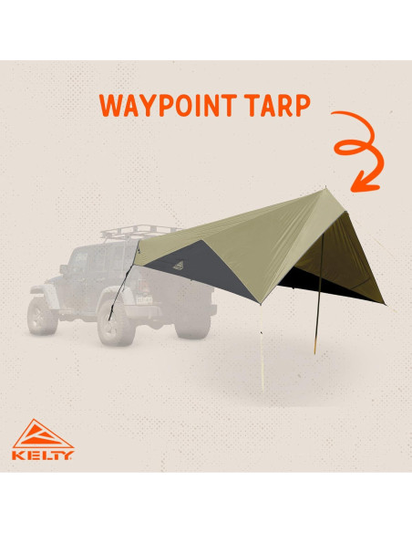 Toldo Kelty Waypoint para Camping y Tailgating, 11.15 m Toldo Kelty Waypoint para Camping y Tailgating, 11.15 m