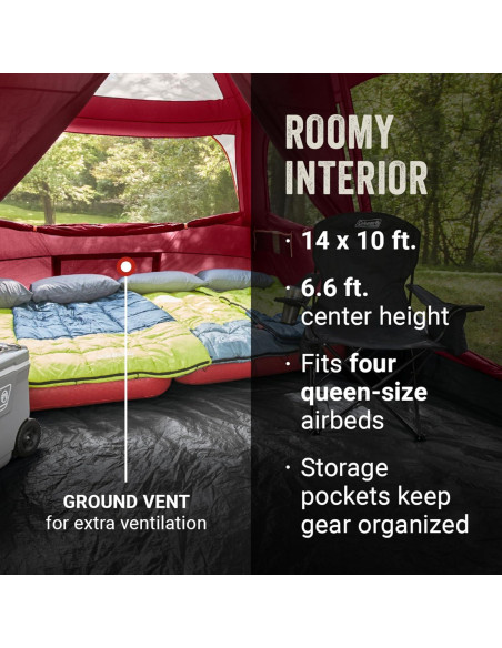 Tienda de Camping Coleman Skylodge 10 Personas Impermeable XL Tienda de Camping Coleman Skylodge 10 Personas Impermeable XL