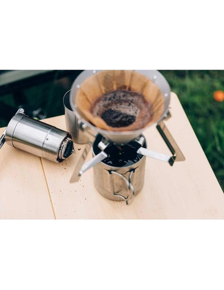 Molinillo de Café Manual Snow Peak Field Barista Acero Inoxidable Molinillo de Café Manual Snow Peak Field Barista Acero Inoxidable