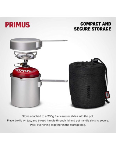 Kit de Cocina de Senderismo Primus P-351150 0.5L Compacto