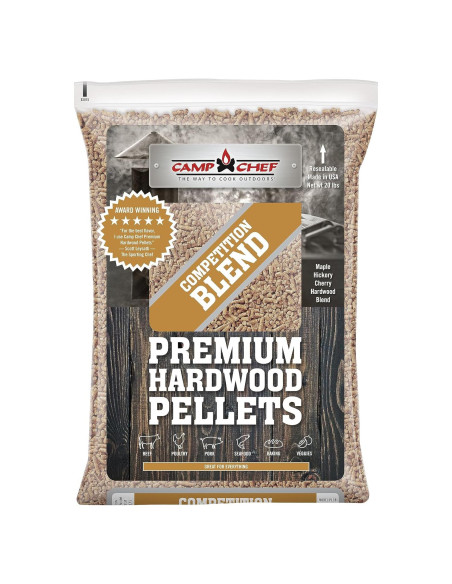 Pellets de Madera Dura Camp Chef 9 kg Mezcla de Competencia Pellets de Madera Dura Camp Chef 9 kg Mezcla de Competencia
