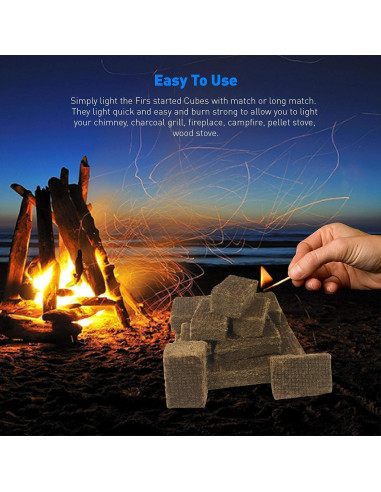 Cubos Encendedores Ecológicos EasyGo - 168 Unidades