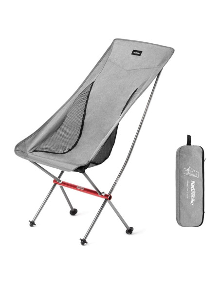 Silla de Camping Plegable Naturehike YL06, 150kg, Gris Silla de Camping Plegable Naturehike YL06, 150kg, Gris