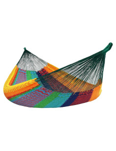 Hamaca Doble Maya XXL Sunnydaze 396 cm Multicolor