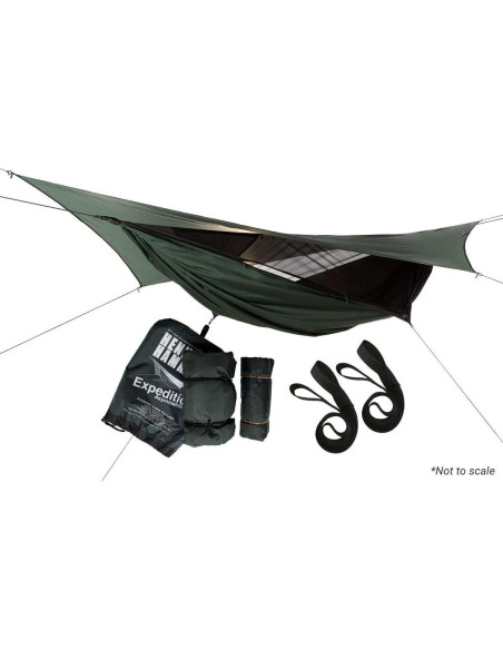 Hamaca Hennessy Expedition Zip 1.16 kg Verde Cazador Hamaca Hennessy Expedition Zip 1.16 kg Verde Cazador