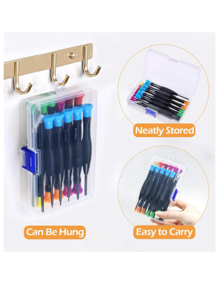 Juego de 18 Destornilladores Magnéticos FIXITOK para Gafas y Teléfonos Juego de 18 Destornilladores Magnéticos FIXITOK para Gafas y Teléfonos