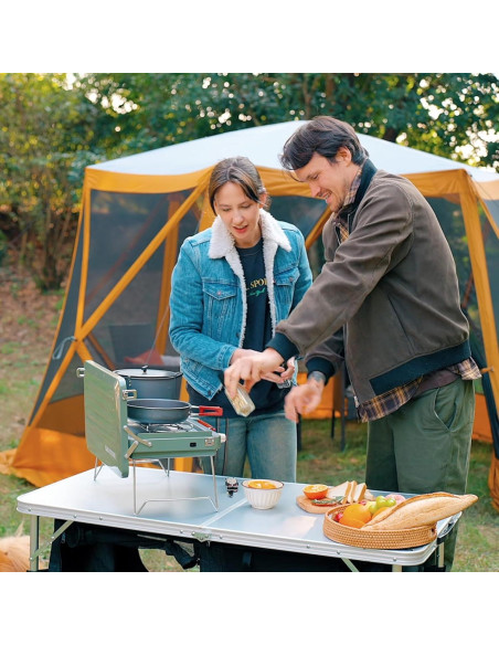 Mesa de Camping Plegable EVER ADVANCED 120x60 cm Aluminio Mesa de Camping Plegable EVER ADVANCED 120x60 cm Aluminio