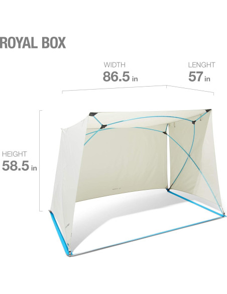 Helinox Royal Box Sombra Plegable Playa 2 Personas SPF 50+ Helinox Royal Box Sombra Plegable Playa 2 Personas SPF 50+