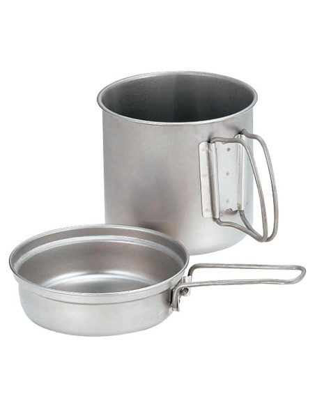 Set de Cocina de Campamento Snow Peak Trek 900 - Aluminio 887 ml Set de Cocina de Campamento Snow Peak Trek 900 - Aluminio 887 ml