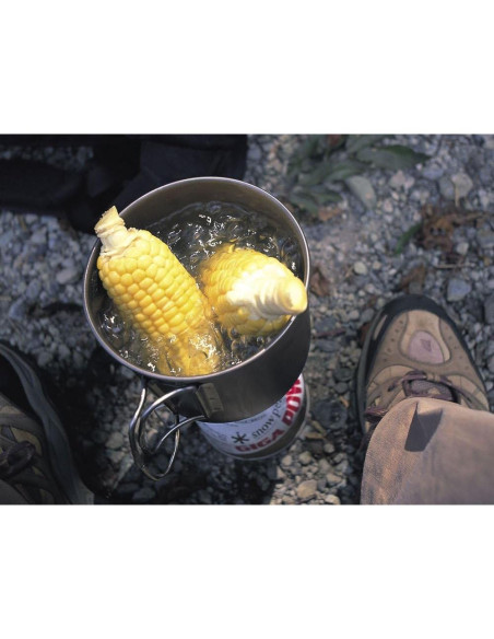 Set de Cocina de Campamento Snow Peak Trek 900 - Aluminio 887 ml Set de Cocina de Campamento Snow Peak Trek 900 - Aluminio 887 ml