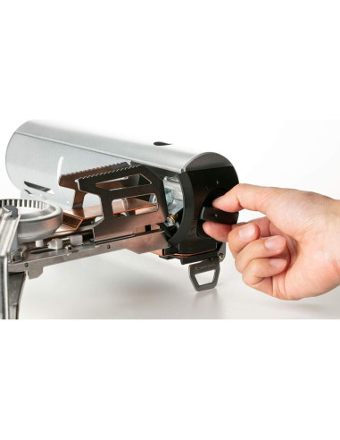 Horno de Camping Snow Peak GS-600SL Plata, Ligero y Compacto