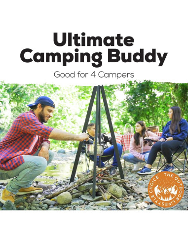 Juego de Utensilios de Camping Wealers - 17 Piezas Acero Inoxidable