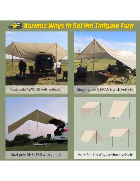Toldo AYAMAYA para Automóviles 4,27 x 4,88 m Impermeable Toldo AYAMAYA para Automóviles 4,27 x 4,88 m Impermeable