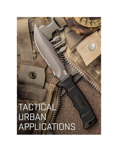 Cuchillo SOG SEAL Pup con funda - Cuchillo de caza 12.07 cm