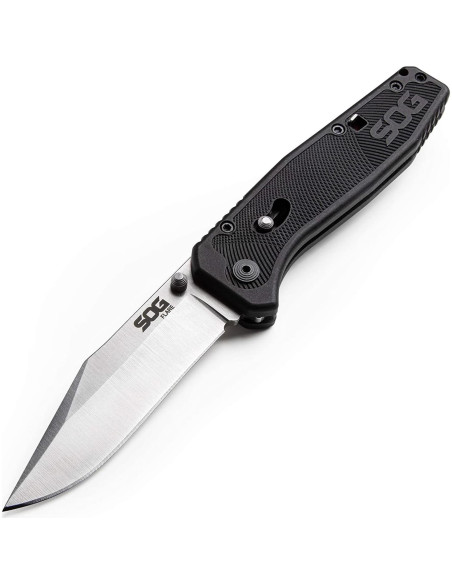 Cuchillo Plegable SOG Flare 8.89 cm Acero Inoxidable Negro Cuchillo Plegable SOG Flare 8.89 cm Acero Inoxidable Negro