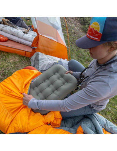 Almohada Inflable Campmeister Deluxe Big Agnes Verde