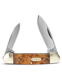 Cuchillo de bolsillo plegable Buck Knives 389 Canoe 2 hojas