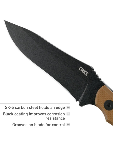 Cuchillo Fijo CRKT Ramadi 11.09 cm Hoja SK-5 con Funda Cuchillo Fijo CRKT Ramadi 11.09 cm Hoja SK-5 con Funda