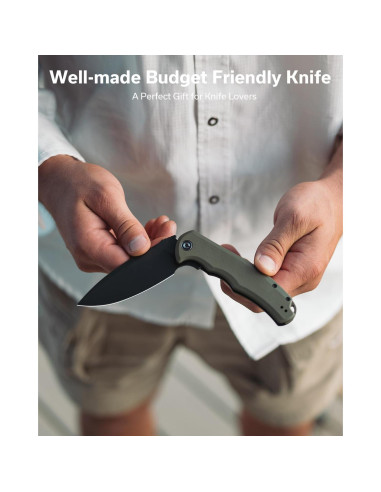 Cuchillo de Bolsillo CIVIVI Praxis C803F Verde G10