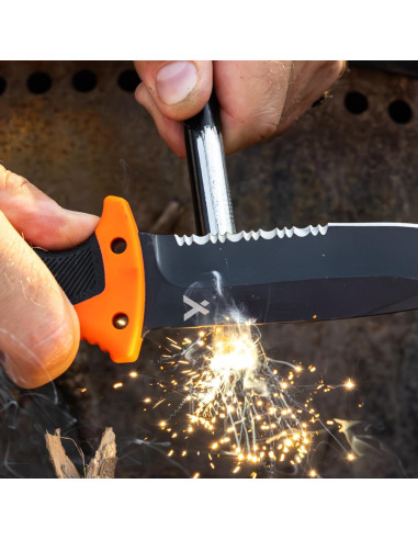 Cuchillo de Hoja Fija Bear Grylls 12.07 cm Full Tang Negro