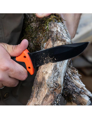Cuchillo de Hoja Fija Bear Grylls 12.07 cm Full Tang Negro