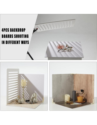 Kit de Fotografía BEIYANG 5 Piezas con Tableros y Cono de Luz