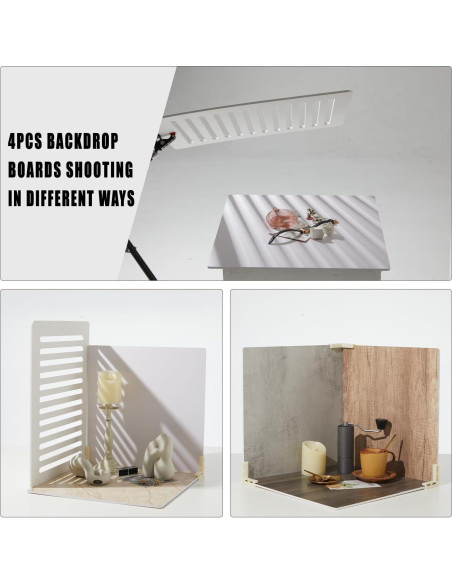 Kit de Fotografía BEIYANG 5 Piezas con Tableros y Cono de Luz Kit de Fotografía BEIYANG 5 Piezas con Tableros y Cono de Luz