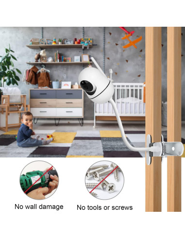 Soporte Clip Flexible para Monitor de Bebé AOZTSUN 39.9 cm