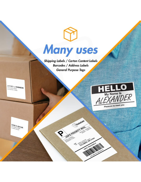 Etiquetas Térmicas Directas OfficeSmartLabels 57.15x25.4mm 4 Rollos Etiquetas Térmicas Directas OfficeSmartLabels 57.15x25.4mm 4 Rollos