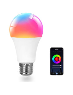 Bombilla LED inteligente Sanofuturion A19 9W RGB+CCT 900 lm