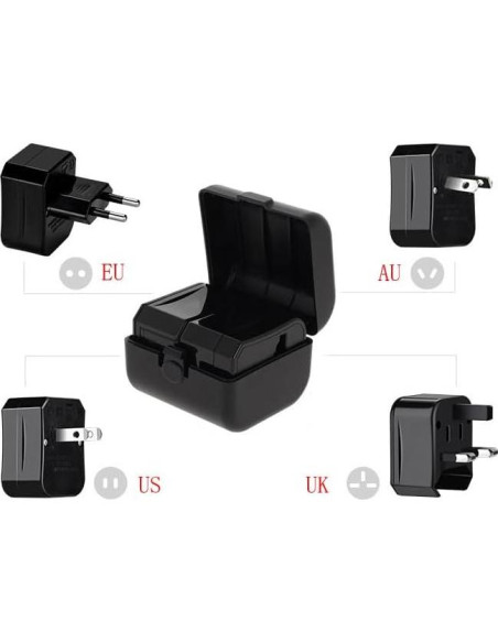 Paquete de 2 Adaptadores de Viaje Universales ThtRht Paquete de 2 Adaptadores de Viaje Universales ThtRht