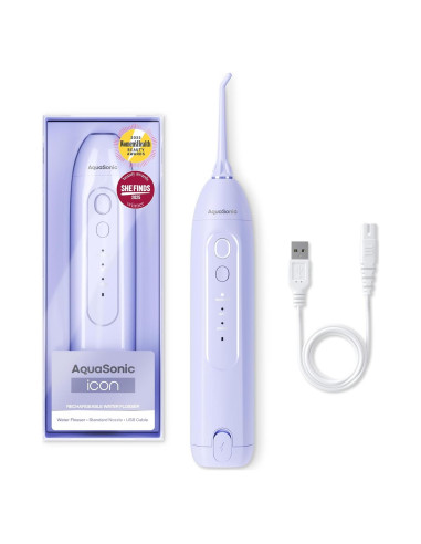 Hilo Dental AquaSonic Icon Inalámbrico Recargable Lila
