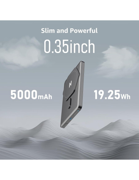 Cargador Portátil Magnético 5000mAh SIXTHGU Carga Rápida 22.5W Cargador Portátil Magnético 5000mAh SIXTHGU Carga Rápida 22.5W