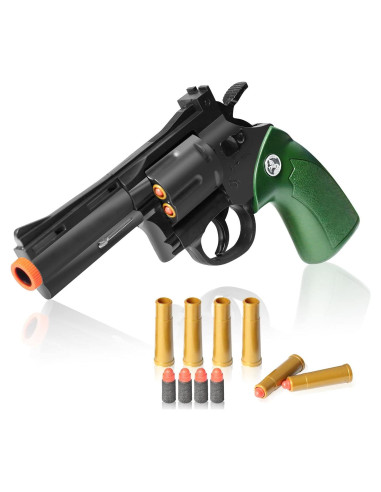 Revolver de Juguete YHWSLYZ con 36 Balas Suaves EVA