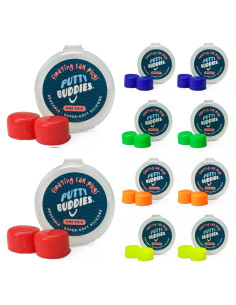 Tapones para oídos Putty Buddies flotantes Earvolution - Silicona premium - Paquete de 10