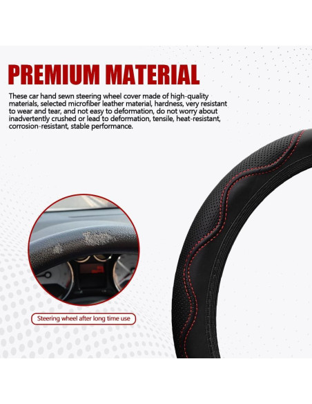 Funda de Volante Universal RGOAANC 36.83-38.1 cm Microfibra Funda de Volante Universal RGOAANC 36.83-38.1 cm Microfibra