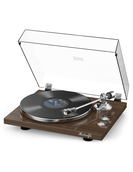 Tocadiscos Retro Retrolife HQ-KZ006 Bluetooth 33/45 RPM Tocadiscos Retro Retrolife HQ-KZ006 Bluetooth 33/45 RPM