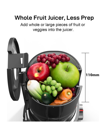 Extractor de Jugo SIFENE AMR8202, Frutas Enteras, 800ml, Gris Extractor de Jugo SIFENE AMR8202, Frutas Enteras, 800ml, Gris