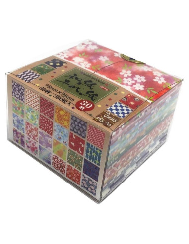 Papel de Origami Aitoh 360 Hojas 7.62x7.62 cm Colores Variados