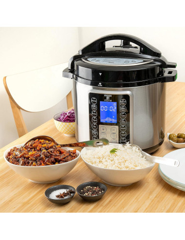 Olla de Presión Eléctrica Moss & Stone 6L 14 en 1 Multiusos