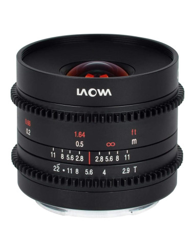 Lente Cine Laowa 9mm T2.9 Zero-D para Micro Cuatro Tercios